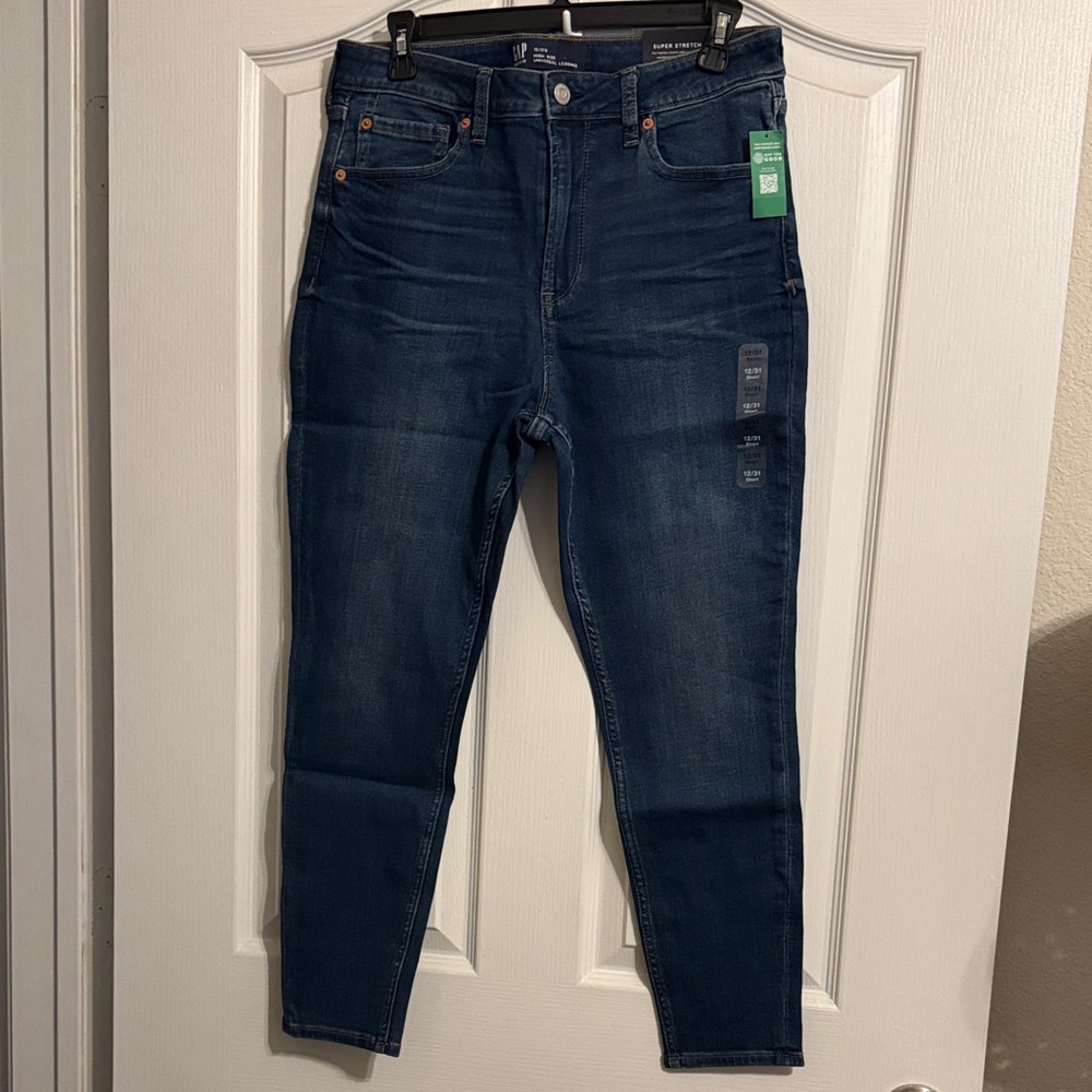 GAP Women's Dark Blue Jeans Jeggings